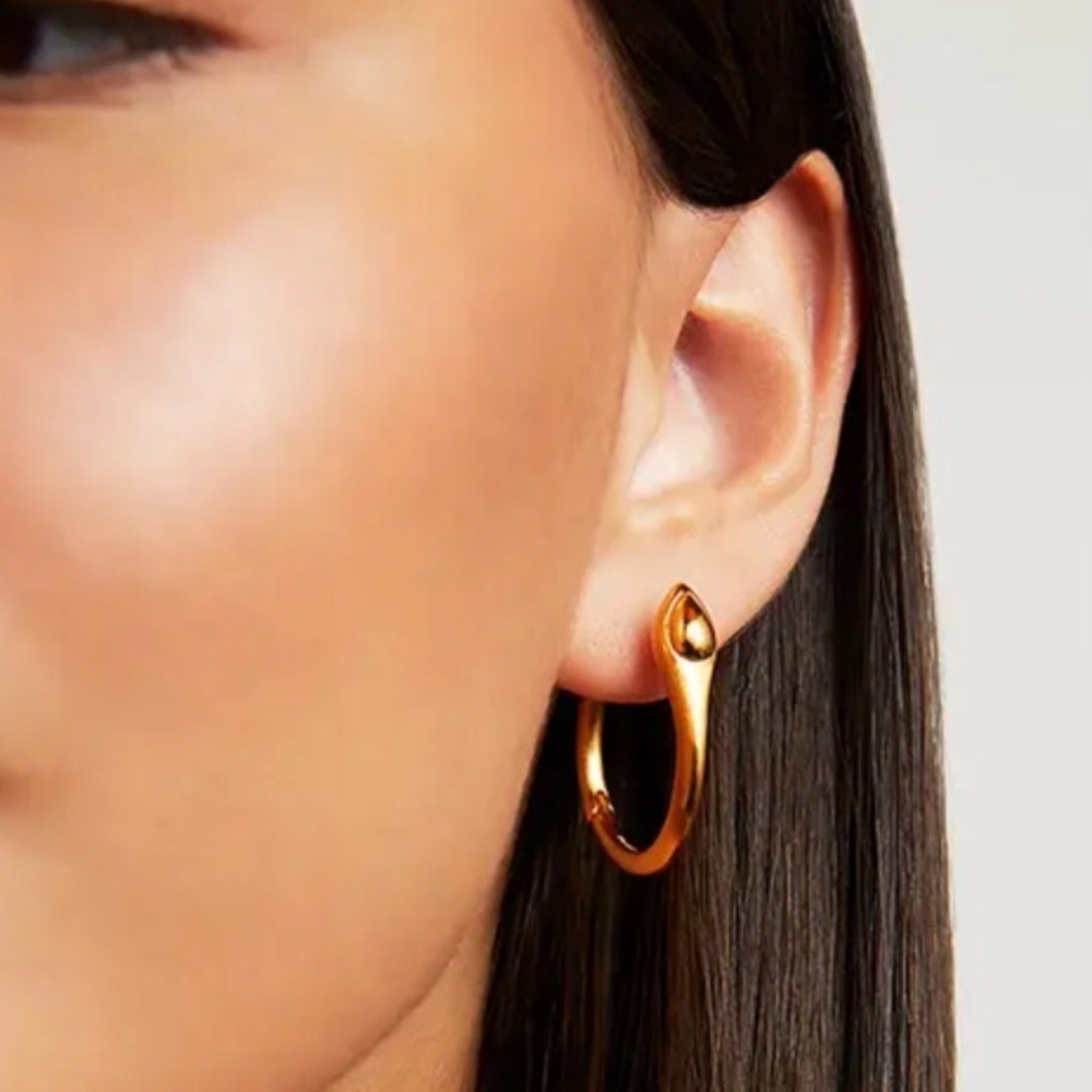 Dean Davidson 22k Brushed Gold over high end brass Earrings